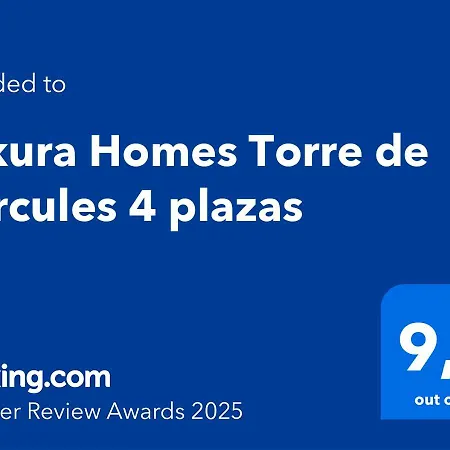 Apartamento Sakura Homes Torre De Hércules 4 Plazas
